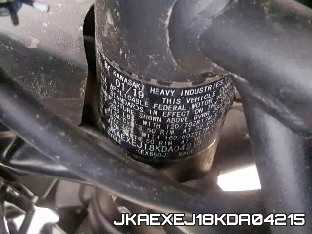 JKAEXEJ18KDA04215 фото 2
