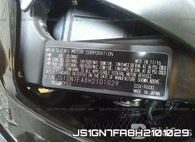 JS1GN7FA8H2101029 фото 2