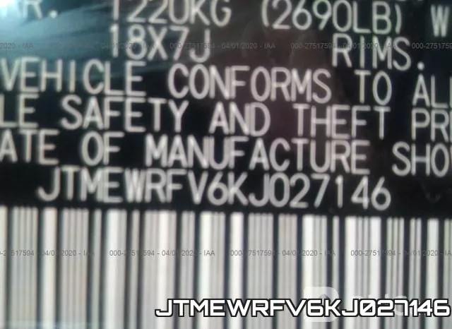 JTMEWRFV6KJ027146 фото 10