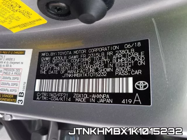 JTNKHMBX1K1015232 фото 2