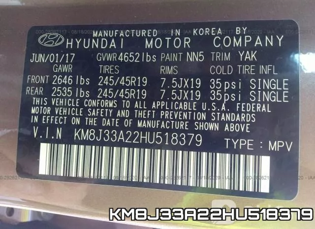 KM8J33A22HU518379 фото 10