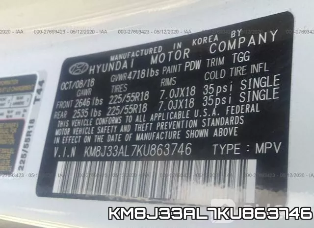 KM8J33AL7KU863746 фото 9