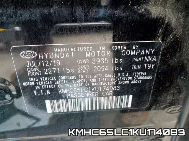 KMHC65LC1KU174083 фото 2