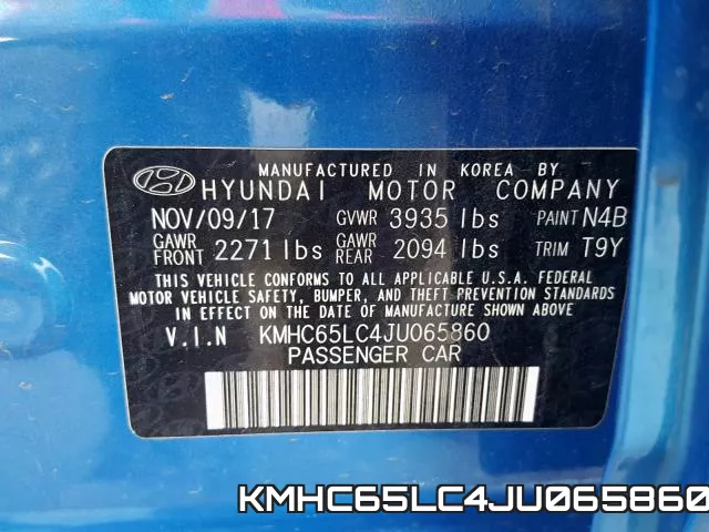 KMHC65LC4JU065860 фото 2