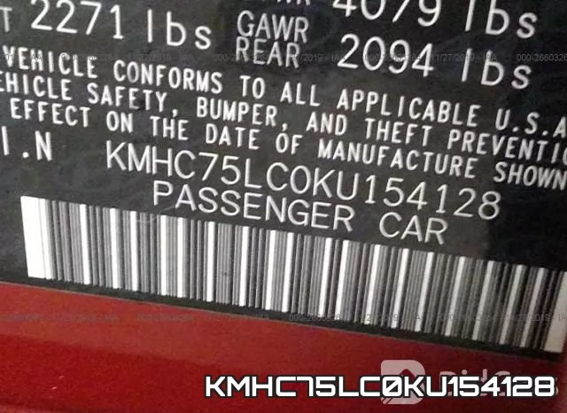 KMHC75LC0KU154128 фото 10