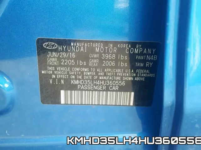 KMHD35LH4HU360556 фото 2