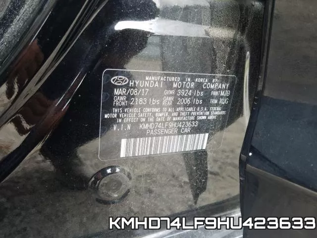 KMHD74LF9HU423633 фото 2