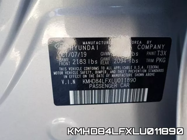 KMHD84LFXLU011890 фото 2