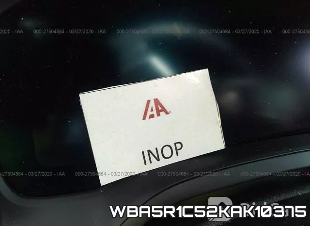 WBA5R1C52KAK10375 фото 8