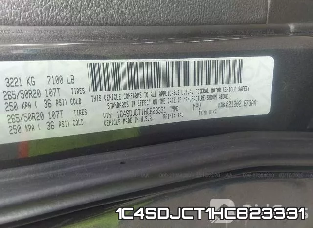 1C4SDJCT1HC823331 фото 10