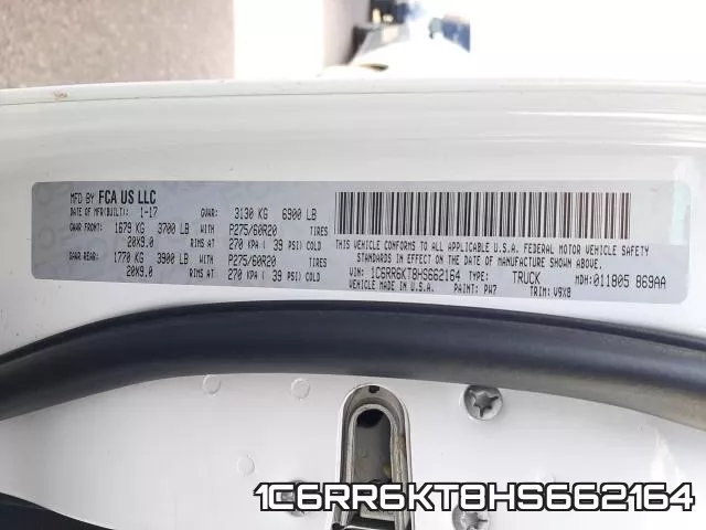 1C6RR6KT8HS662164 фото 2