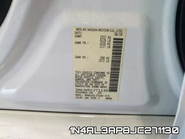 1N4AL3AP8JC271130 фото 2