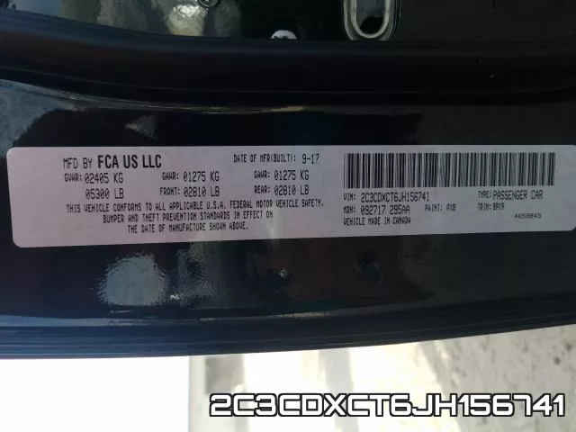 2C3CDXCT6JH156741 фото 2
