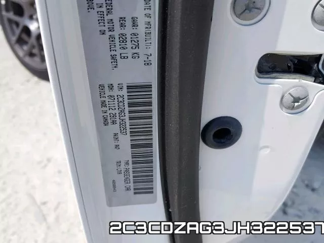2C3CDZAG3JH322537 фото 2