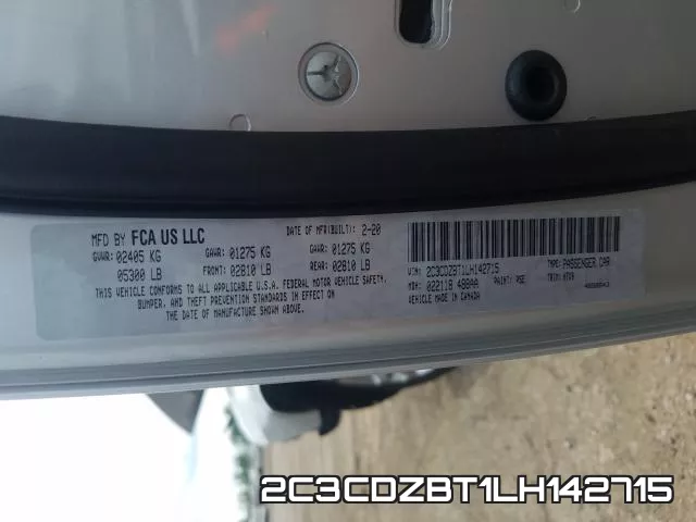 2C3CDZBT1LH142715 фото 2