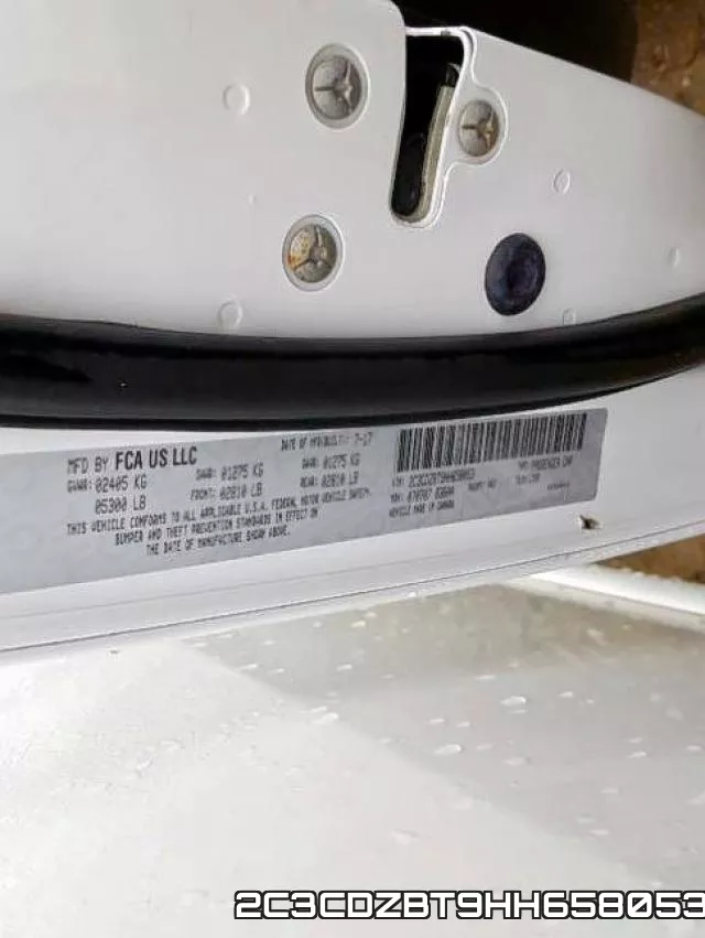 2C3CDZBT9HH658053 фото 2