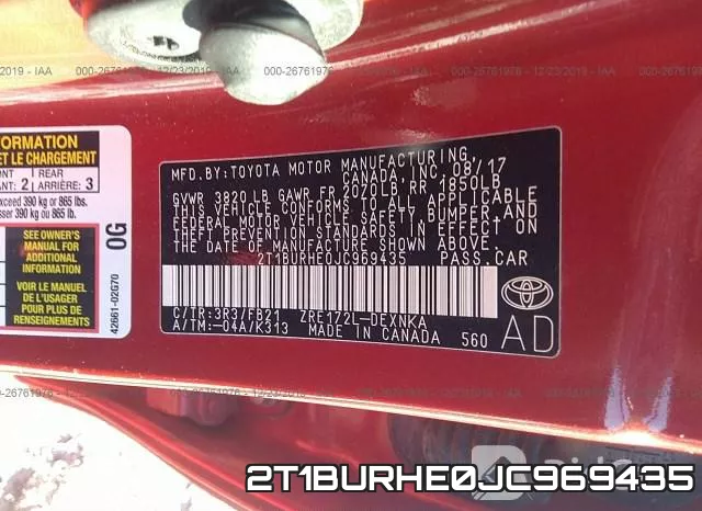 2T1BURHE0JC969435 фото 10