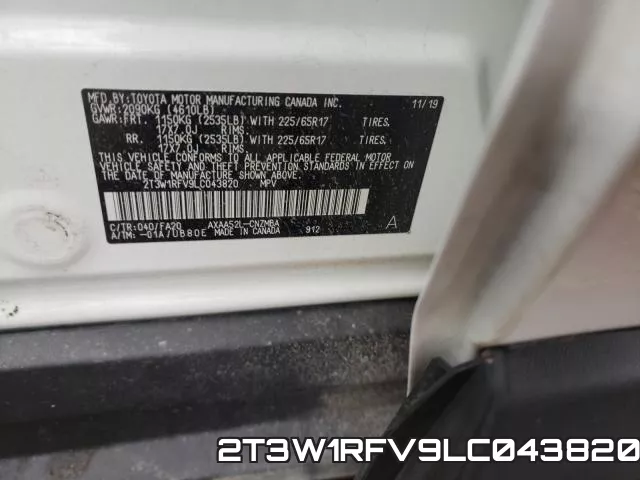 2T3W1RFV9LC043820 фото 2