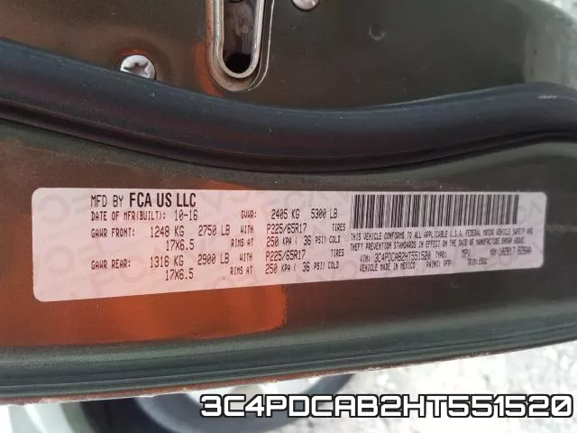 3C4PDCAB2HT551520 фото 2