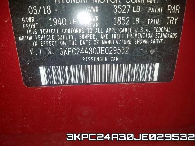3KPC24A30JE029532 фото 2