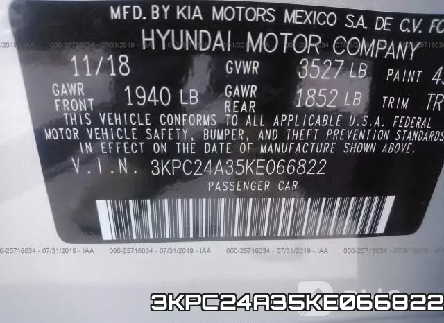 3KPC24A35KE066822 фото 10