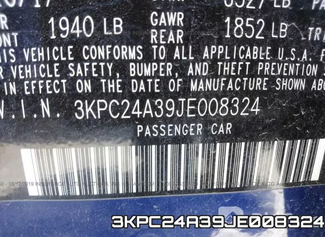 3KPC24A39JE008324 фото 10