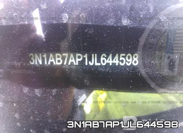 3N1AB7AP1JL644598 фото 10