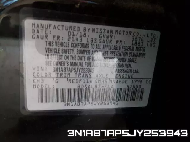 3N1AB7AP5JY253943 фото 2
