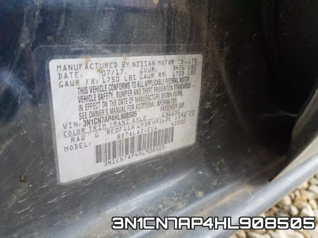 3N1CN7AP4HL908505 фото 2