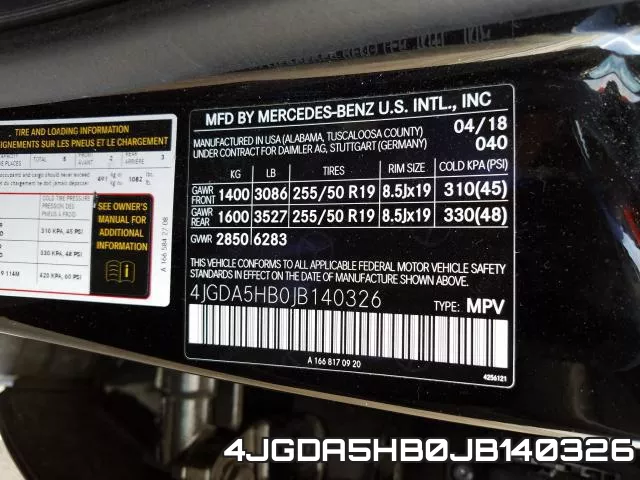 4JGDA5HB0JB140326 фото 2