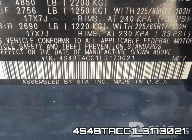 4S4BTACC1L3173021 фото 10