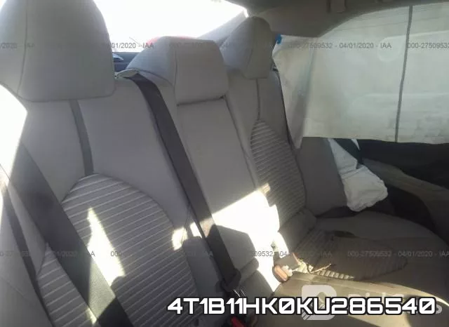 4T1B11HK0KU286540 фото 9