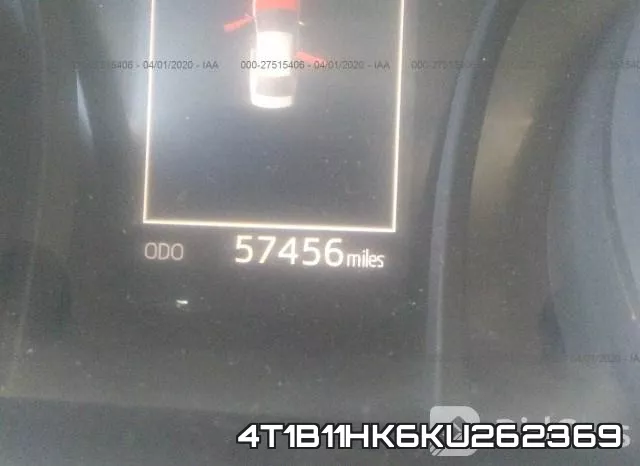 4T1B11HK6KU262369 фото 8