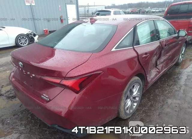 4T1B21FB1KU002963 фото 5