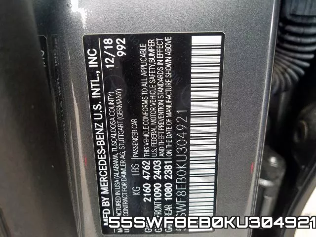 55SWF8EB0KU304921 фото 2