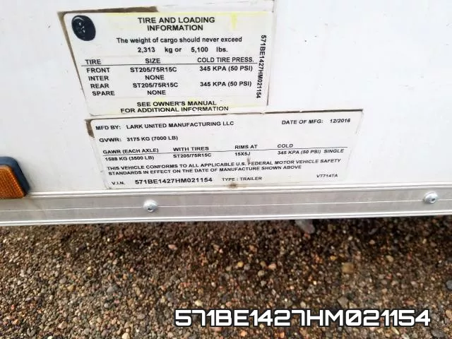 571BE1427HM021154 фото 2