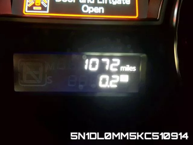 5N1DL0MM5KC510914 фото 8