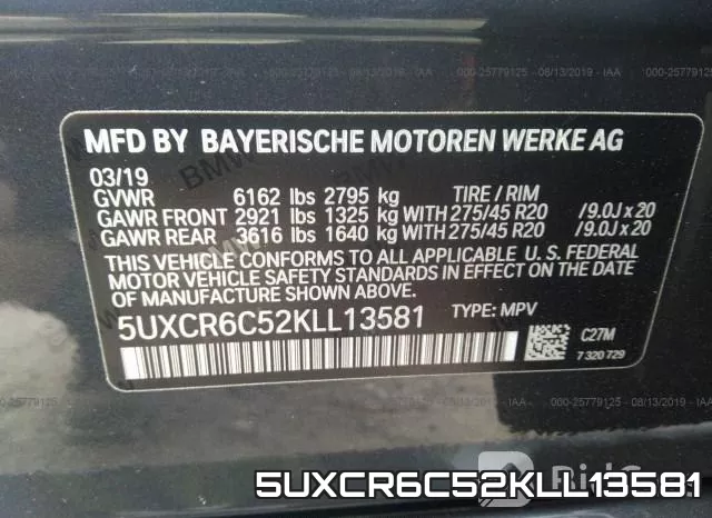 5UXCR6C52KLL13581 фото 10