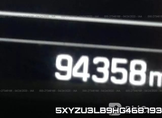 5XYZU3LB9HG468793 фото 7