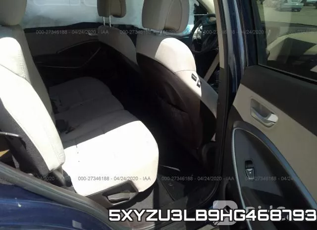 5XYZU3LB9HG468793 фото 8
