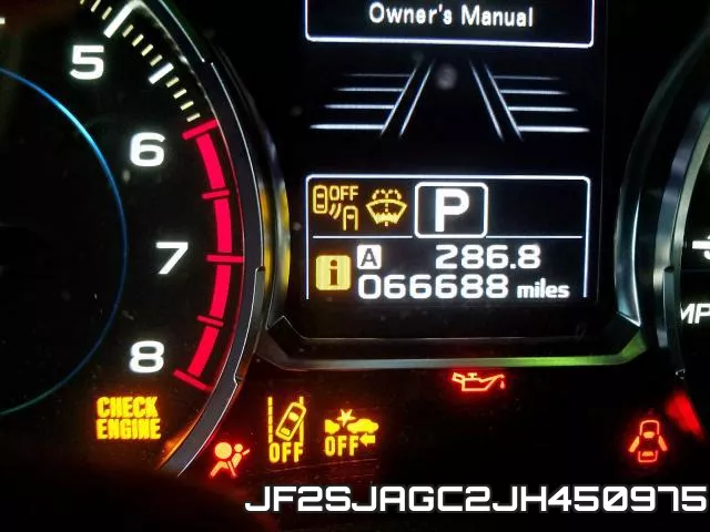 JF2SJAGC2JH450975 фото 9