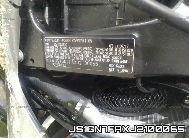 JS1GN7FAXJ2100065 фото 10