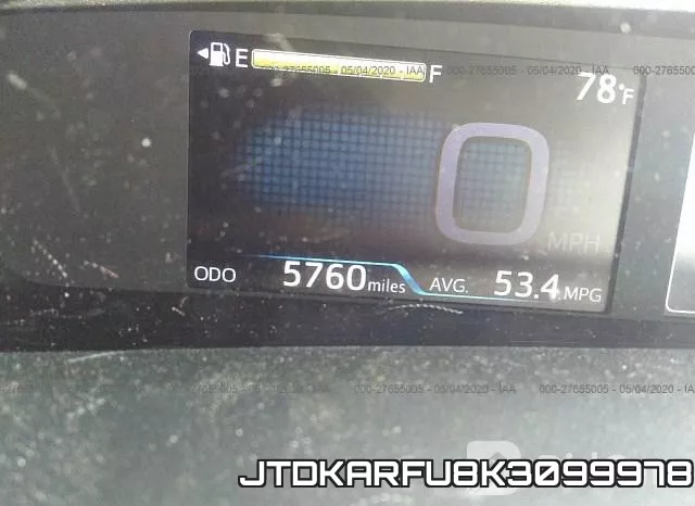 JTDKARFU8K3099978 фото 8