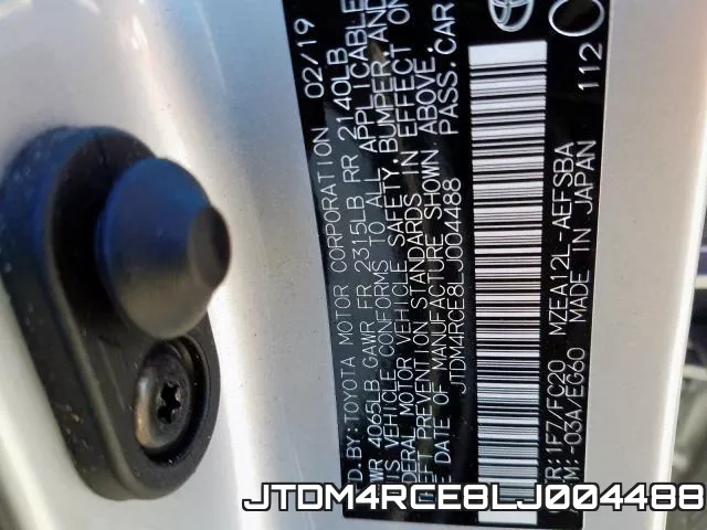 JTDM4RCE8LJ004488 фото 2