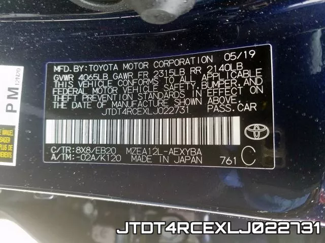 JTDT4RCEXLJ022731 фото 2