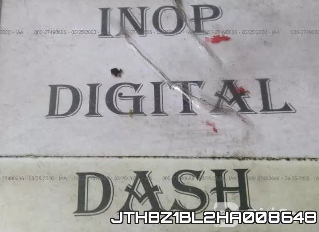 JTHBZ1BL2HA008648 фото 8