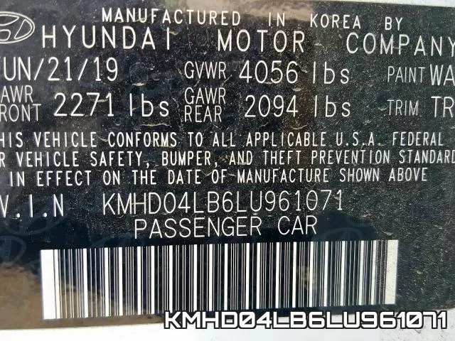KMHD04LB6LU961071 фото 2