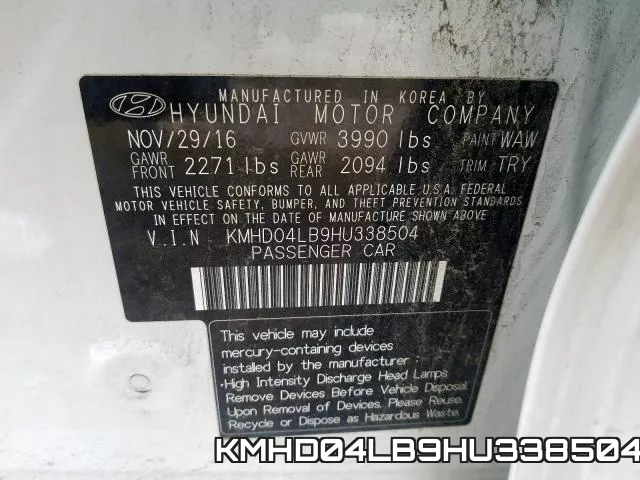 KMHD04LB9HU338504 фото 2