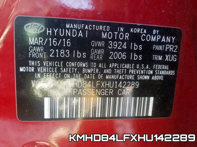KMHD84LFXHU142289 фото 2