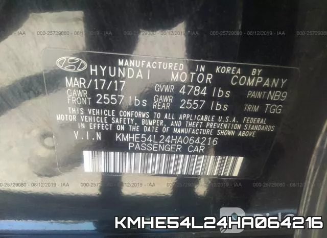 KMHE54L24HA064216 фото 10